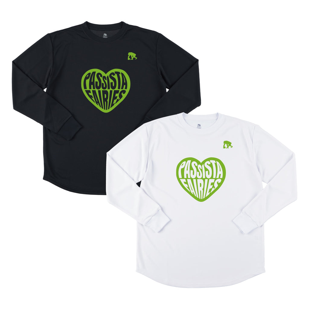 [受注生産]パシスタフェアリーズ　ハートロゴ長袖Tシャツ
